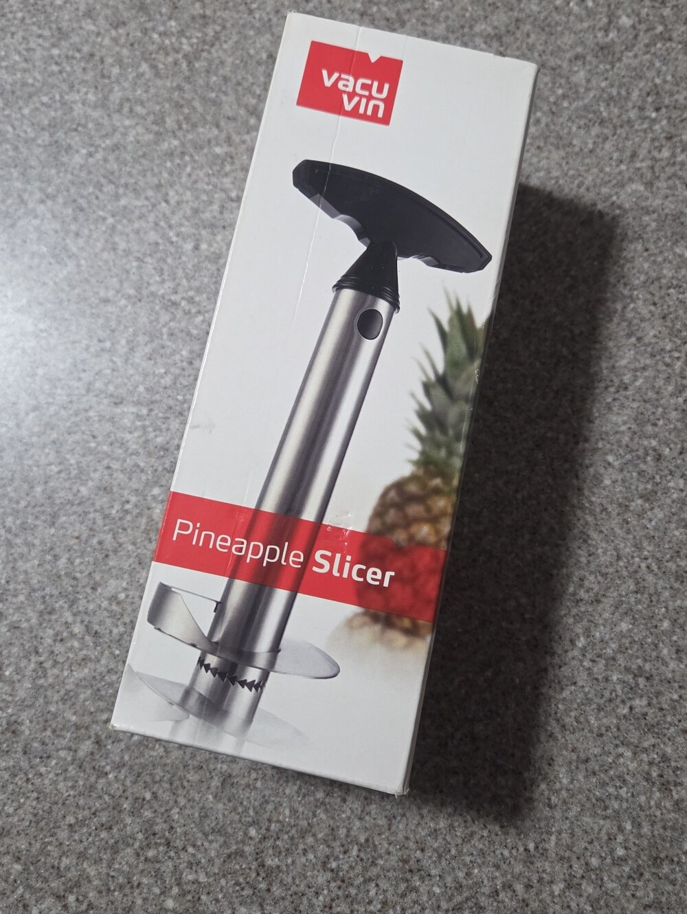 🔷️ Stainless Steel Pineapple Slicer - Black Stainless